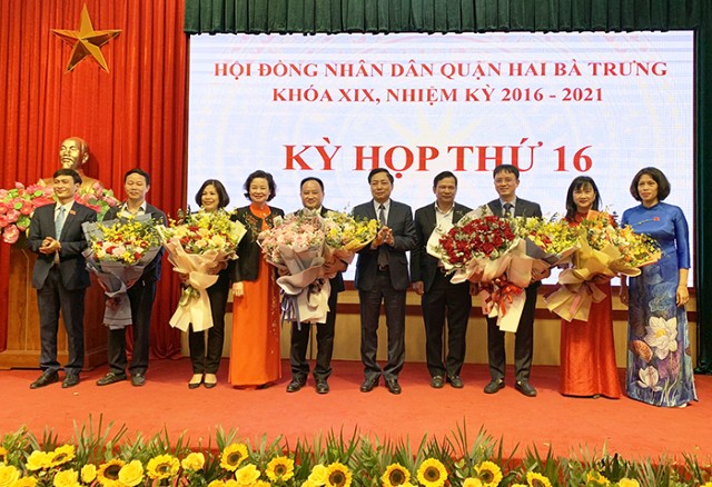 HĐND quận Hai Bà Trưng: Bầu Chủ tịch HĐND và Chủ tịch UBND quận 